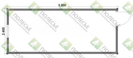 Блок контейнер № 060 - 2,4х5,85