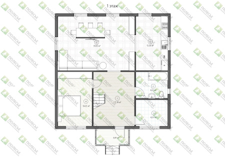 Каркасный дом Херсон 10х10