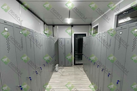 Модульное здание МОЗ-43 Раздевалка
