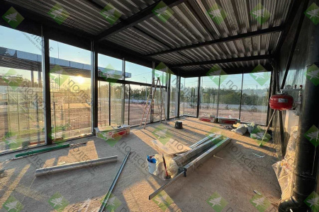 Быстровозводимое здание АЗС БВЗ-108