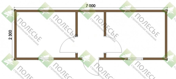 Бытовка 076 - 2,2х7