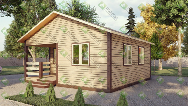 Дачный дом Лето 6х6
