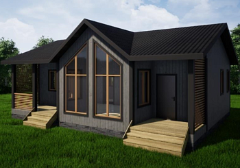 Каркасный дом Нордик 9x11 Каркасный дом Нордик 9x11