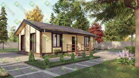 Каркасный дом Альпийский 6x10