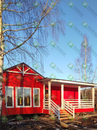 Каркасный дом Спутник 8x10