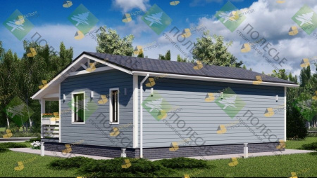 Каркасный дом Мечтатель 9x8