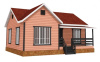 Каркасный дом Весна 8х9 Каркасный дом Весна 8х9