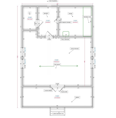Баня Серафима 7х12 Баня Серафима 7х12