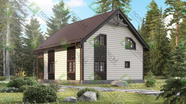 Каркасный дом Слобода 10x9