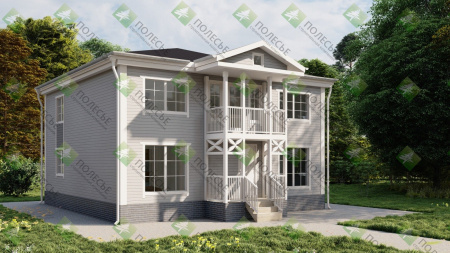 Каркасный дом Херсон 10х10