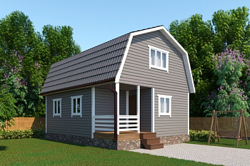 Дачный дом Престиж-2 6х8 Дачный дом Престиж-2 6х8