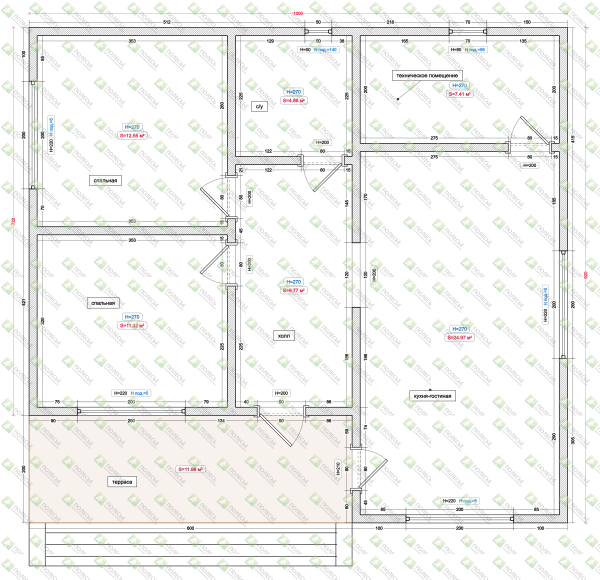 Модульный дом Нео 10х9,2