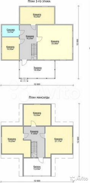 Каркасный дом Балчуг 12х12 Каркасный дом Балчуг 12х12