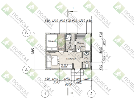 Модульная баня Арина