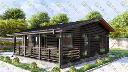 Каркасный дом Комфорт -3 6х9