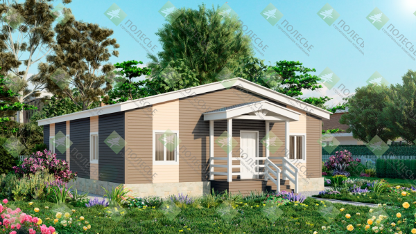 Каркасный дом Классика - 3 10x13