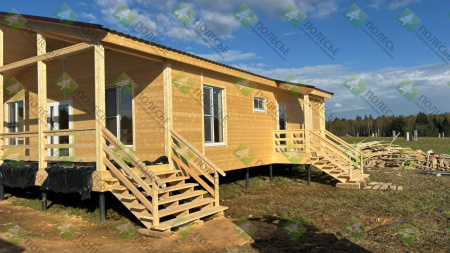 Каркасный дом Клондайк 9x14