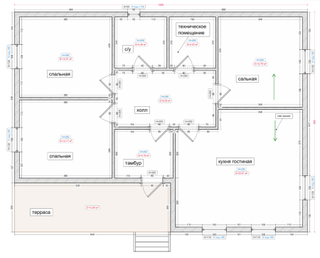 Каркасный дом Комфорт - 4 9х12 Каркасный дом Комфорт - 4 9х12