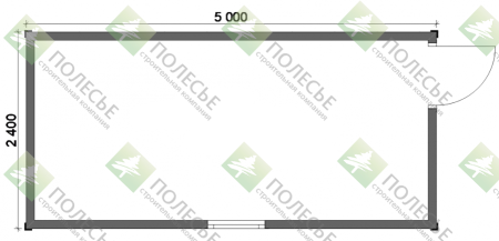 Блок контейнер № 050 - 2,4х5