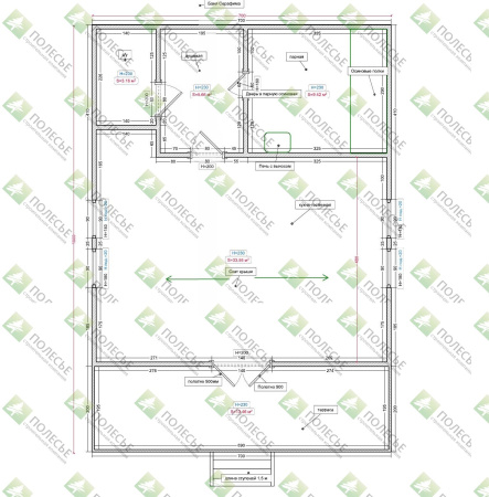 Баня Серафима 7х12