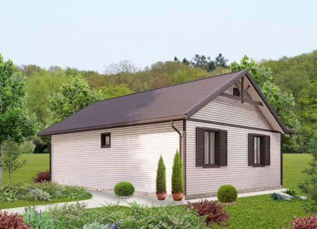 Каркасный дом Спутник 8x10 Каркасный дом Спутник 8x10