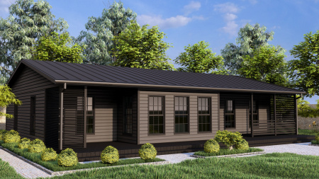 Каркасный дом Барин 15x11