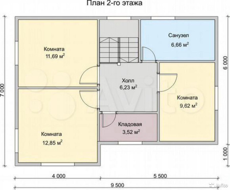 Каркасный дом Канадец - 11 7х10