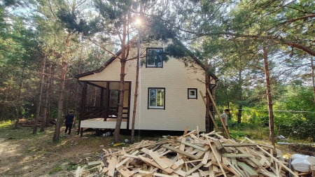 Каркасный дом Жемчужина - 2 7x8