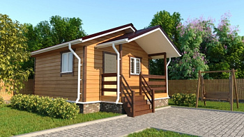Каркасный дом Малыш-4 5x5 Каркасный дом Малыш-4 5x5