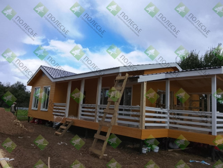 Каркасный дом Красивый 10x11