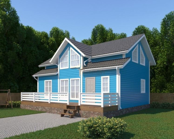 Каркасный дом Канадец 7х10 Каркасный дом Канадец 7х10