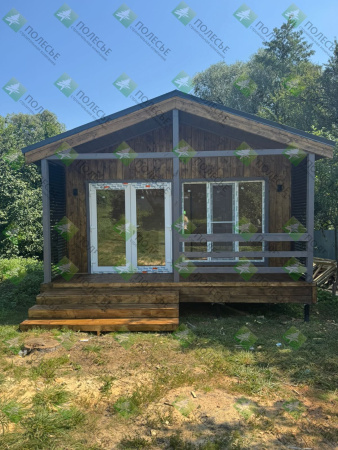 Каркасная баня Комета Барн 5x6