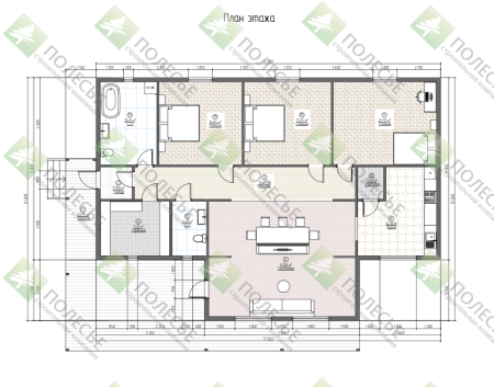 Каркасный дом Авангард 12x17