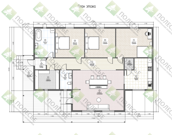 Каркасный дом Авангард 12x17