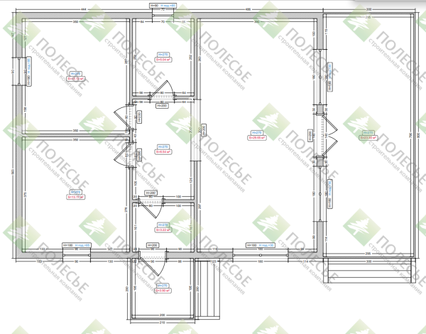 Каркасный дом Макс 8x13