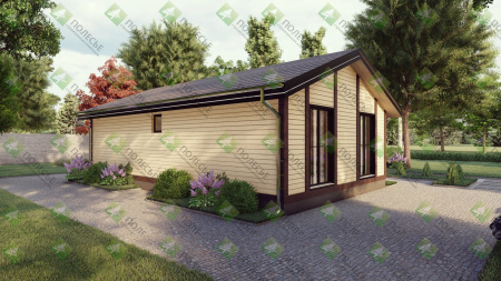 Каркасный дом Альпийский 6x10