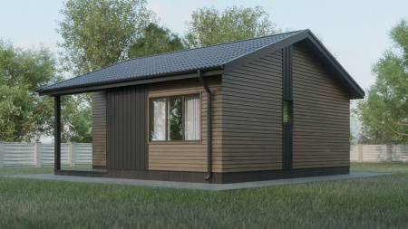 Каркасный дом Андромеда 8x8