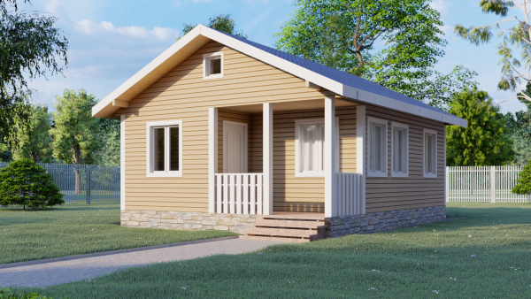 Каркасный дом Зодчий 6x8 Каркасный дом Зодчий 6x8