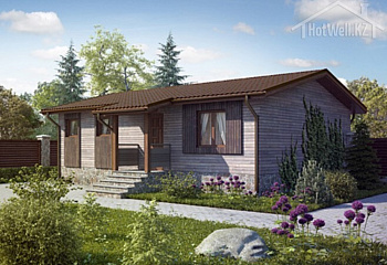 Каркасный дом Сергей 7x10 Каркасный дом Сергей 7x10