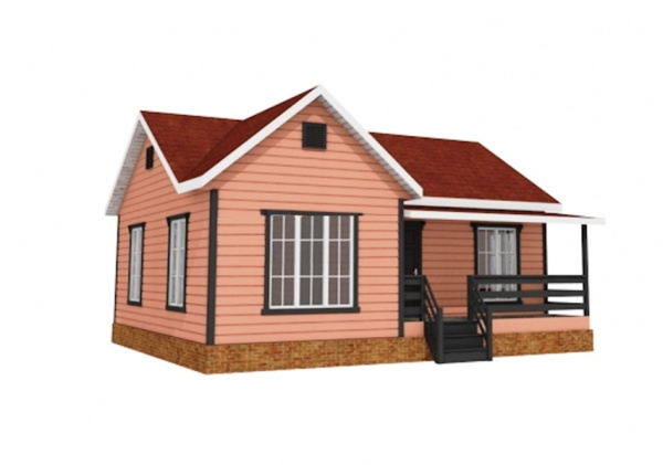 Каркасный дом Весна 8х9 Каркасный дом Весна 8х9