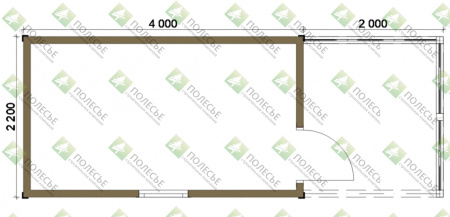 Бытовка 067 - 2,2х6