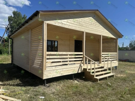 Каркасная баня Орбита Макси 6х11