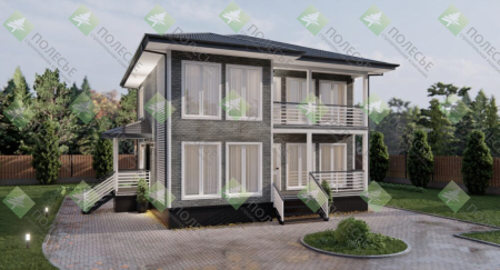 Каркасный дом ВЕГАС 9х9