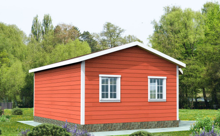 Каркасный дом с эркером Каркасный дом с эркером