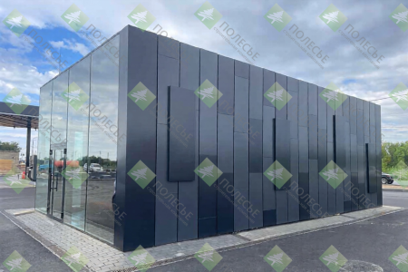 Быстровозводимое здание АЗС БВЗ-108