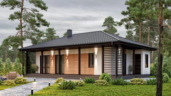 Каркасный дом Дубрава 9x12 Каркасный дом Дубрава 9x12