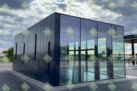 Быстровозводимое здание АЗС БВЗ-108