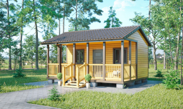 Каркасный дом Пикник 6x5 Каркасный дом Пикник 6x5