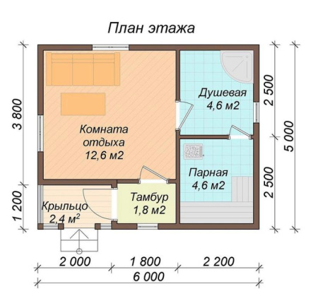 Баня Александра 6x5 Баня Александра 6x5