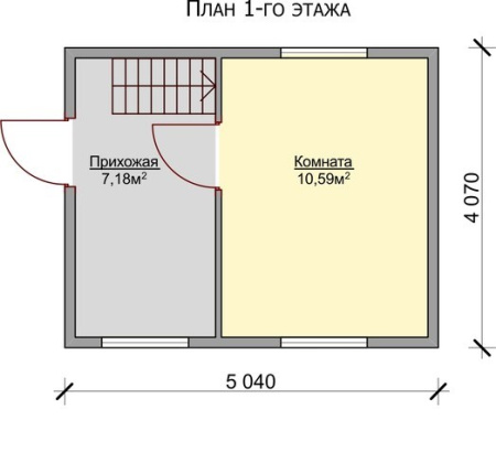 Дачный дом Лидер-1 5х4 Дачный дом Лидер-1 5х4